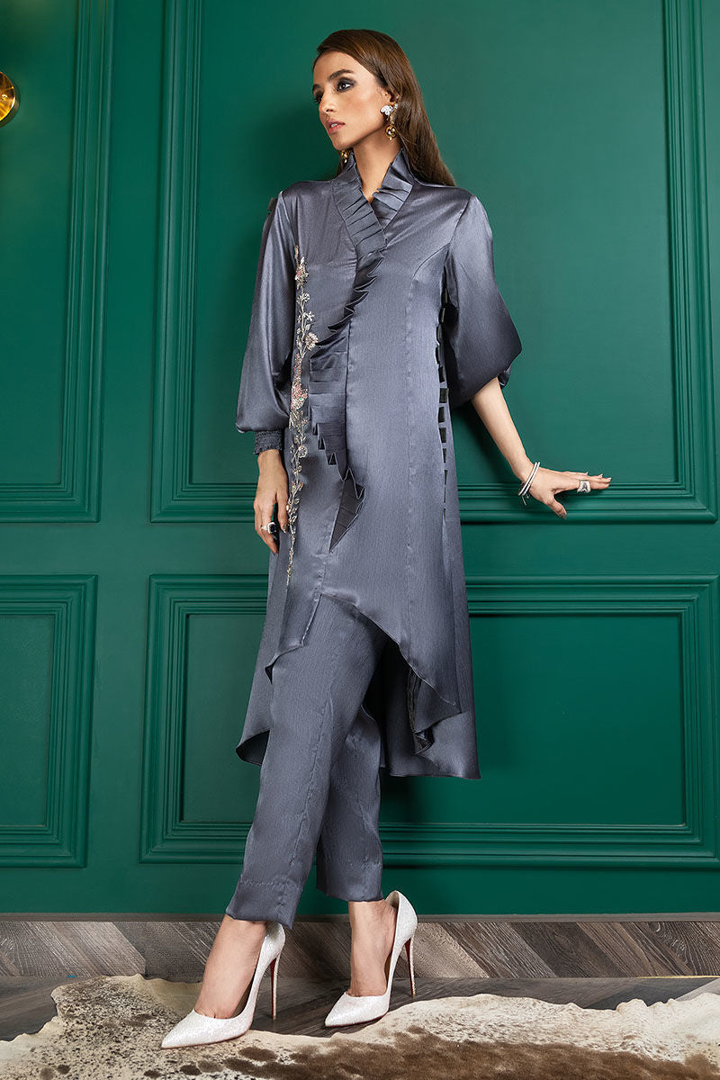 Wardha Saleem | Luxury Pret Fusion Wear | WS22-031 - by - Libasekhas UK - Registered Vendor of : Wardha Saleem - 100% Original Designer Dresss