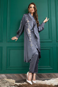 Wardha Saleem | Luxury Pret Fusion Wear | WS22-031 - by - Libasekhas UK - Registered Vendor of : Wardha Saleem - 100% Original Designer Dresss