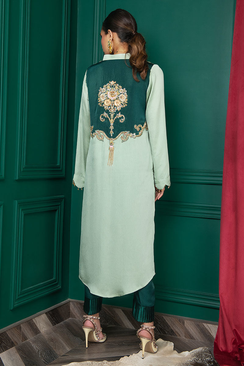 Wardha Saleem | Luxury Pret Fusion Wear | WS22-028 - by - Libasekhas UK - Registered Vendor of : Wardha Saleem - 100% Original Designer Dresss