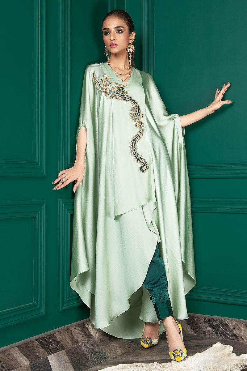 Wardha Saleem | Luxury Pret Fusion Wear | WS22-018 - by - Libasekhas UK - Registered Vendor of : Wardha Saleem - 100% Original Designer Dresss