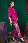 Wardha Saleem | Luxury Pret Fusion Wear | WS22-027 - by - Libasekhas UK - Registered Vendor of : Wardha Saleem - 100% Original Designer Dresss