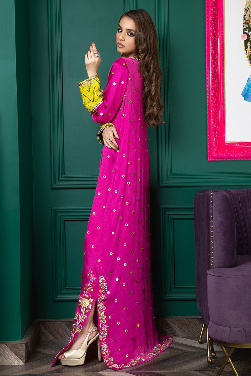 Wardha Saleem | Luxury Pret Fusion Wear | WS22-035 - by - Libasekhas UK - Registered Vendor of : Wardha Saleem - 100% Original Designer Dresss