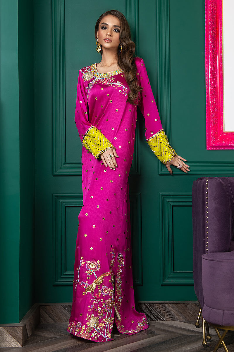 Wardha Saleem | Luxury Pret Fusion Wear | WS22-035 - by - Libasekhas UK - Registered Vendor of : Wardha Saleem - 100% Original Designer Dresss