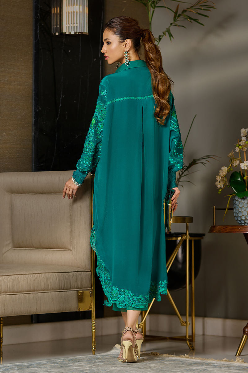 Wardha Saleem | Luxury Pret Traditional Wear | EMERALD - by - Libasekhas UK - Registered Vendor of : Wardha Saleem - 100% Original Designer Dresss