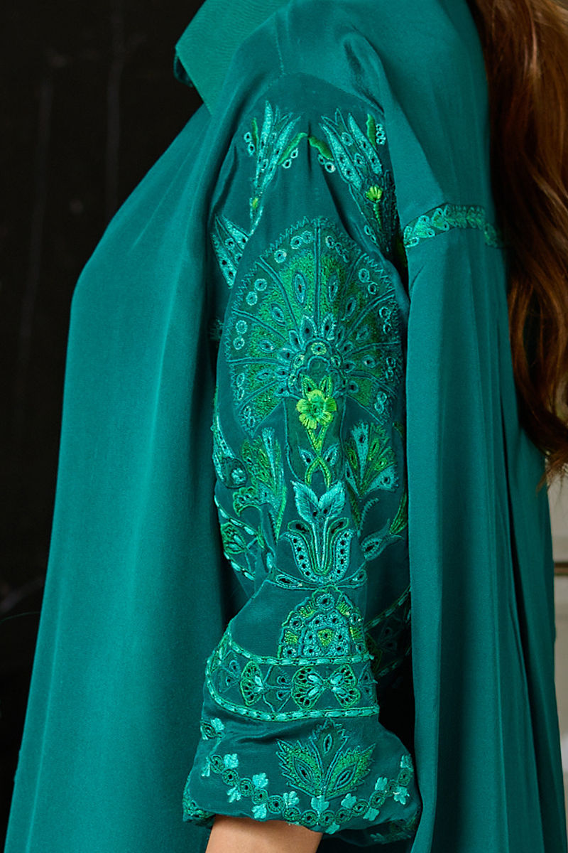 Wardha Saleem | Luxury Pret Traditional Wear | EMERALD - by - Libasekhas UK - Registered Vendor of : Wardha Saleem - 100% Original Designer Dresss