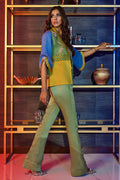 Wardha Saleem | Luxury Pret Fusion Wear | HUMMING BIRD JUMPSUIT - by - Libasekhas UK - Registered Vendor of : Wardha Saleem - 100% Original Designer Dresss