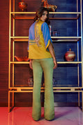 Wardha Saleem | Luxury Pret Fusion Wear | HUMMING BIRD JUMPSUIT - by - Libasekhas UK - Registered Vendor of : Wardha Saleem - 100% Original Designer Dresss