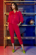 Wardha Saleem | Luxury Pret Fusion Wear | GOSSIP GIRL â HOT PINK CO-ORD SET - by - Libasekhas UK - Registered Vendor of : Wardha Saleem - 100% Original Designer Dresss