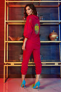 Wardha Saleem | Luxury Pret Fusion Wear | GOSSIP GIRL â HOT PINK CO-ORD SET - by - Libasekhas UK - Registered Vendor of : Wardha Saleem - 100% Original Designer Dresss