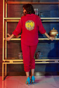 Wardha Saleem | Luxury Pret Fusion Wear | GOSSIP GIRL â HOT PINK CO-ORD SET - by - Libasekhas UK - Registered Vendor of : Wardha Saleem - 100% Original Designer Dresss