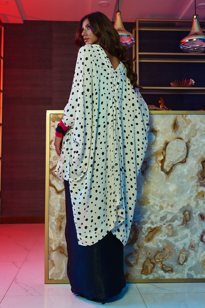 Wardha Saleem | Luxury Pret Fusion Wear | HOT SPOTâ 3PC FORMAL DRAPE - by - Libasekhas UK - Registered Vendor of : Wardha Saleem - 100% Original Designer Dresss