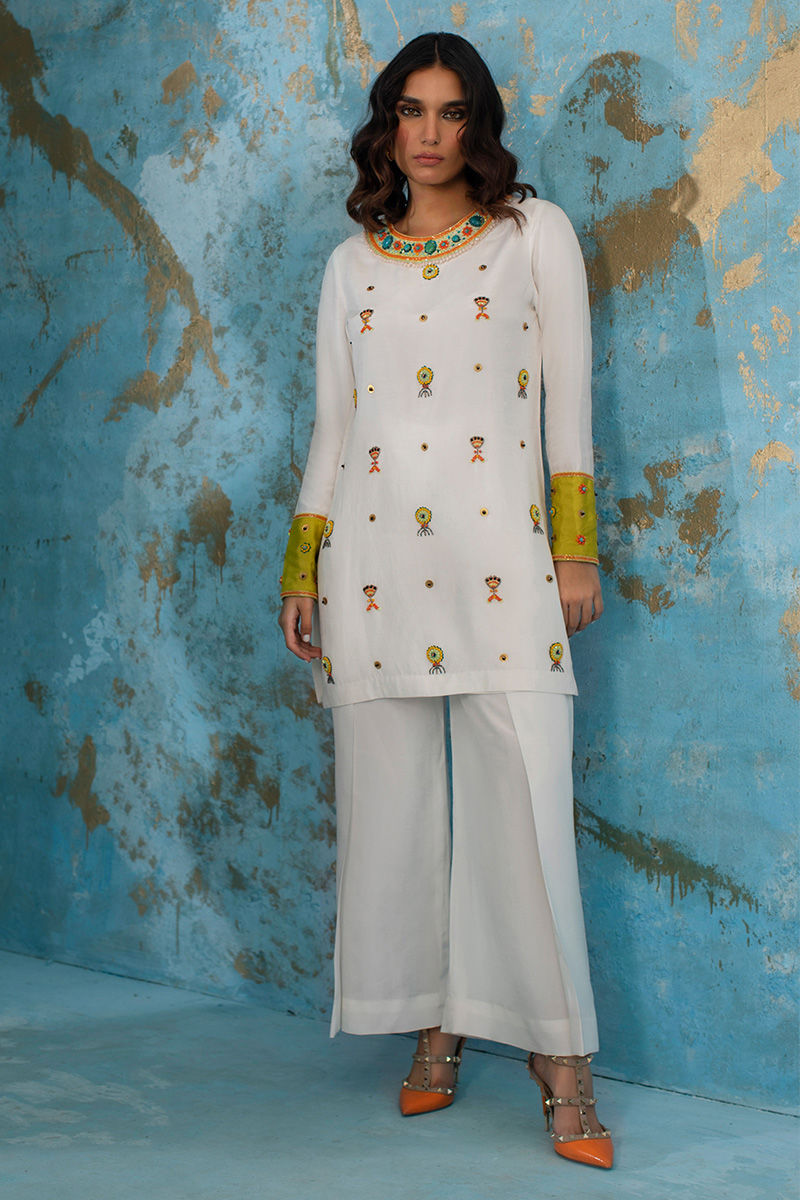 Wardha Saleem | Luxury Pret Fusion Wear | CALL ME NEON - by - Libasekhas UK - Registered Vendor of : Wardha Saleem - 100% Original Designer Dresss