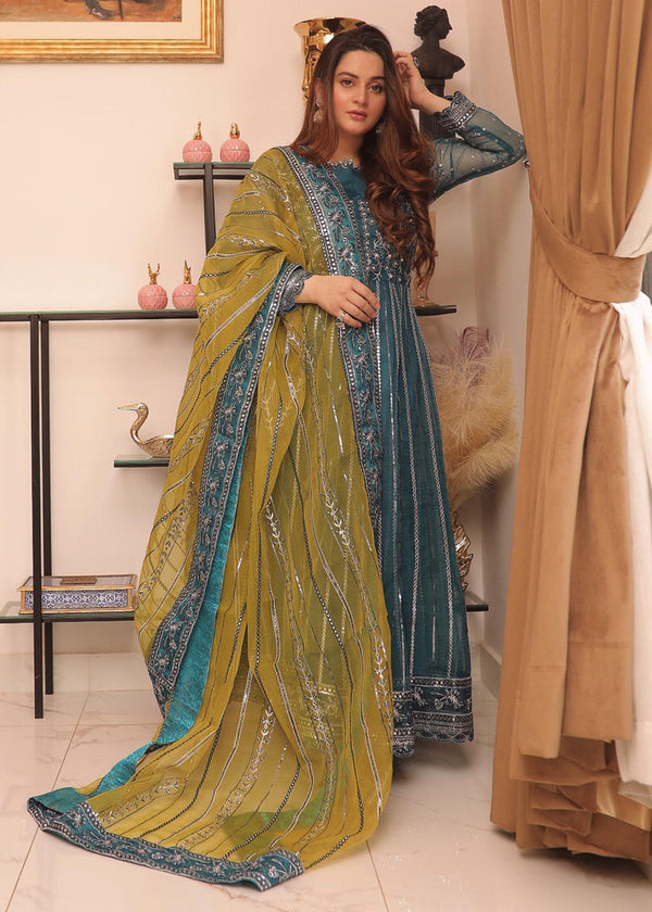 Daud Abbas | Formals Collection | Naghma - by - Libasekhas UK - Registered Vendor of : Daud Abbas - 100% Original Designer Dresss
