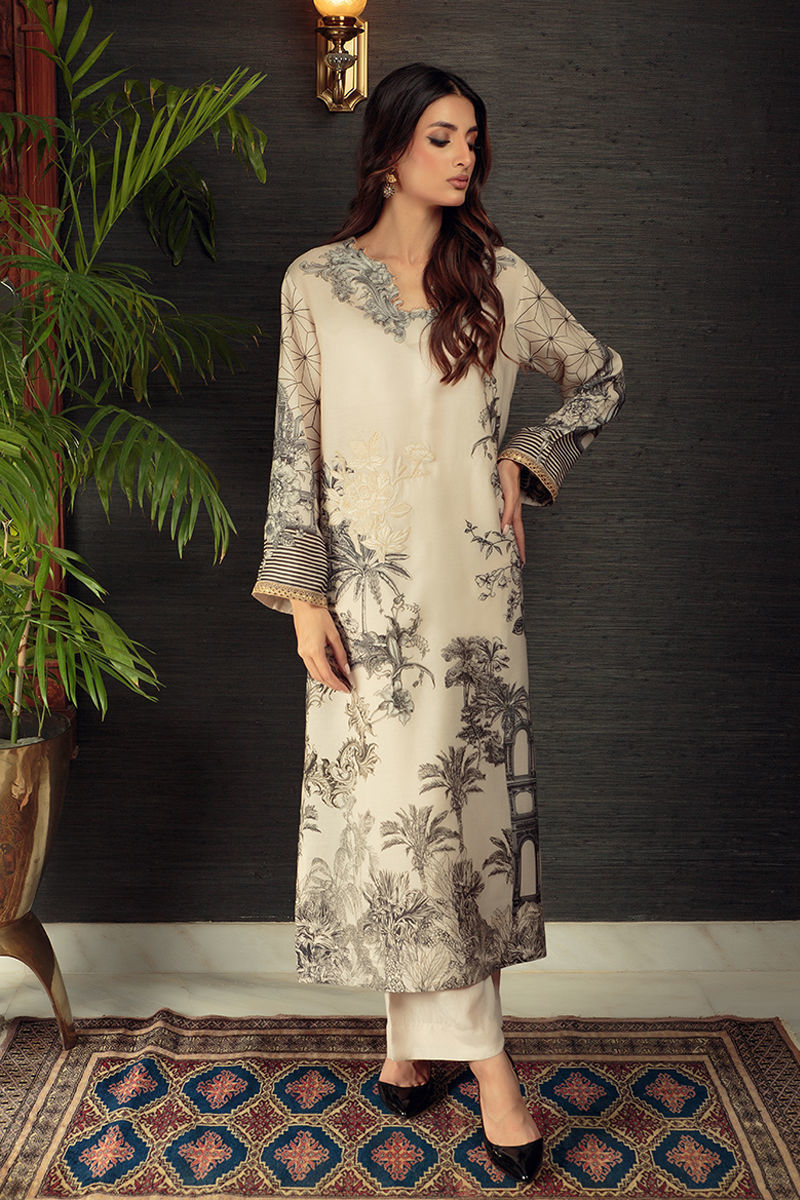 Shamaeel Ansari | Essentials 25 | ECK-11 - by Libasekhas UK - Registered Vendor of : Shamaeel Ansari - 100% Original Designer Dress