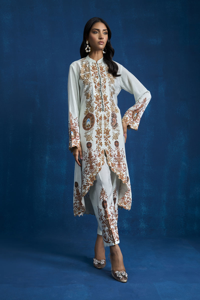 Shamaeel Ansari | Essentials 25 | ES-04 - by Libasekhas UK - Registered Vendor of : Shamaeel Ansari - 100% Original Designer Dress