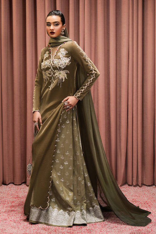 Haute Form | Rose Winter Plush | Honey Glow - by - Libasekhas UK - Registered Vendor of : Haute Form - 100% Original Designer Dresss