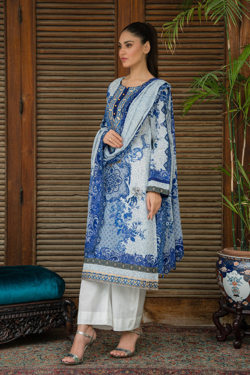 Shamaeel Ansari | Gulrang Lawn | LP-01 - by Libasekhas UK - Registered Vendor of : Shamaeel Ansari - 100% Original Designer Dress