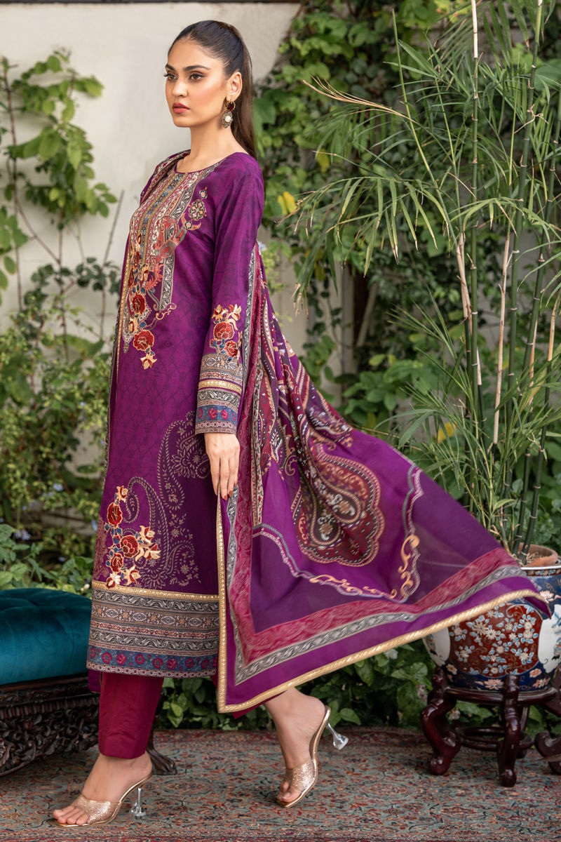 Shamaeel Ansari | Gulrang Lawn | LP-02 - by Libasekhas UK - Registered Vendor of : Shamaeel Ansari - 100% Original Designer Dress