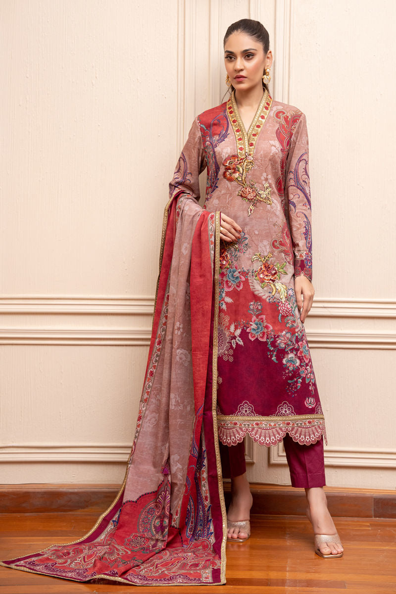 Shamaeel Ansari | Gulrang Lawn | LP-06 - by Libasekhas UK - Registered Vendor of : Shamaeel Ansari - 100% Original Designer Dress