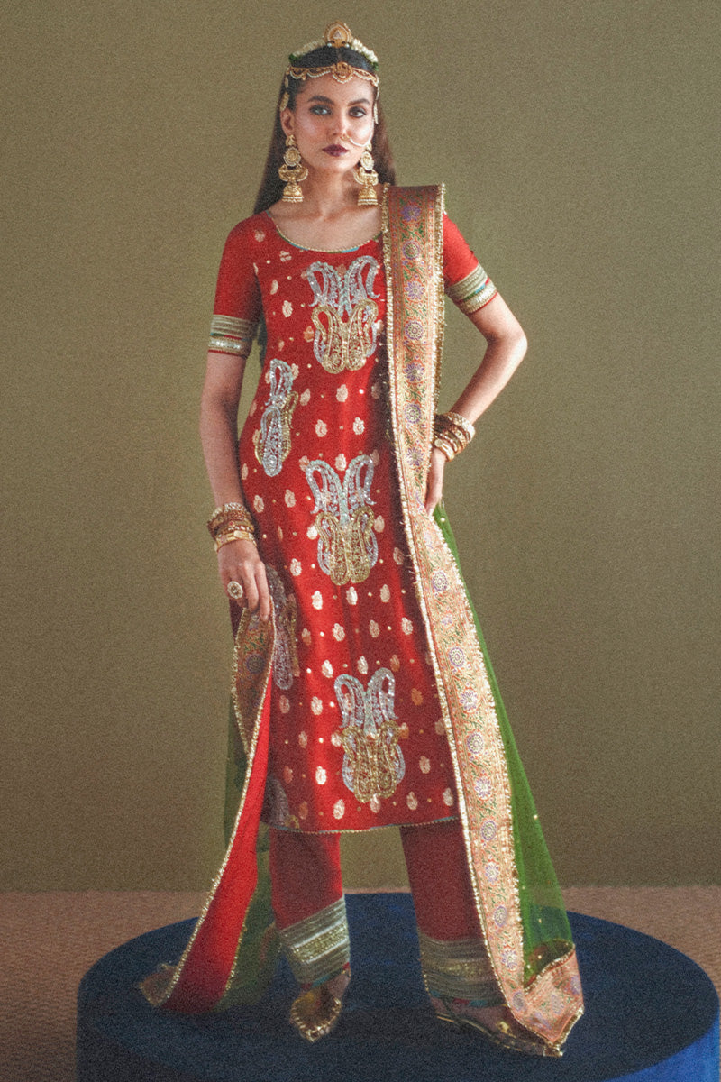 Haute Form I Dastaan Luxury Formals I Laal Pari - by Libasekhas UK - Registered Vendor of : Haute Form - 100% Original Designer Dress