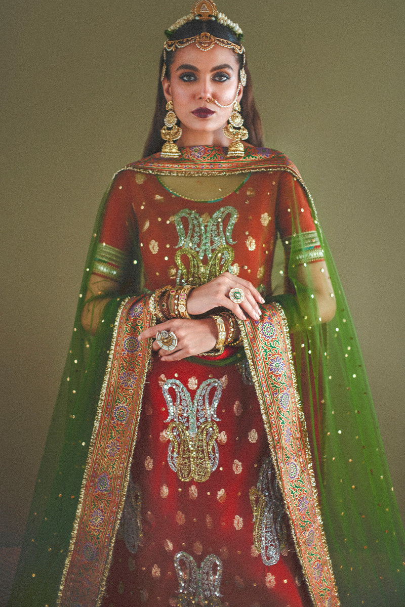 Haute Form I Dastaan Luxury Formals I Laal Pari - by Libasekhas UK - Registered Vendor of : Haute Form - 100% Original Designer Dress
