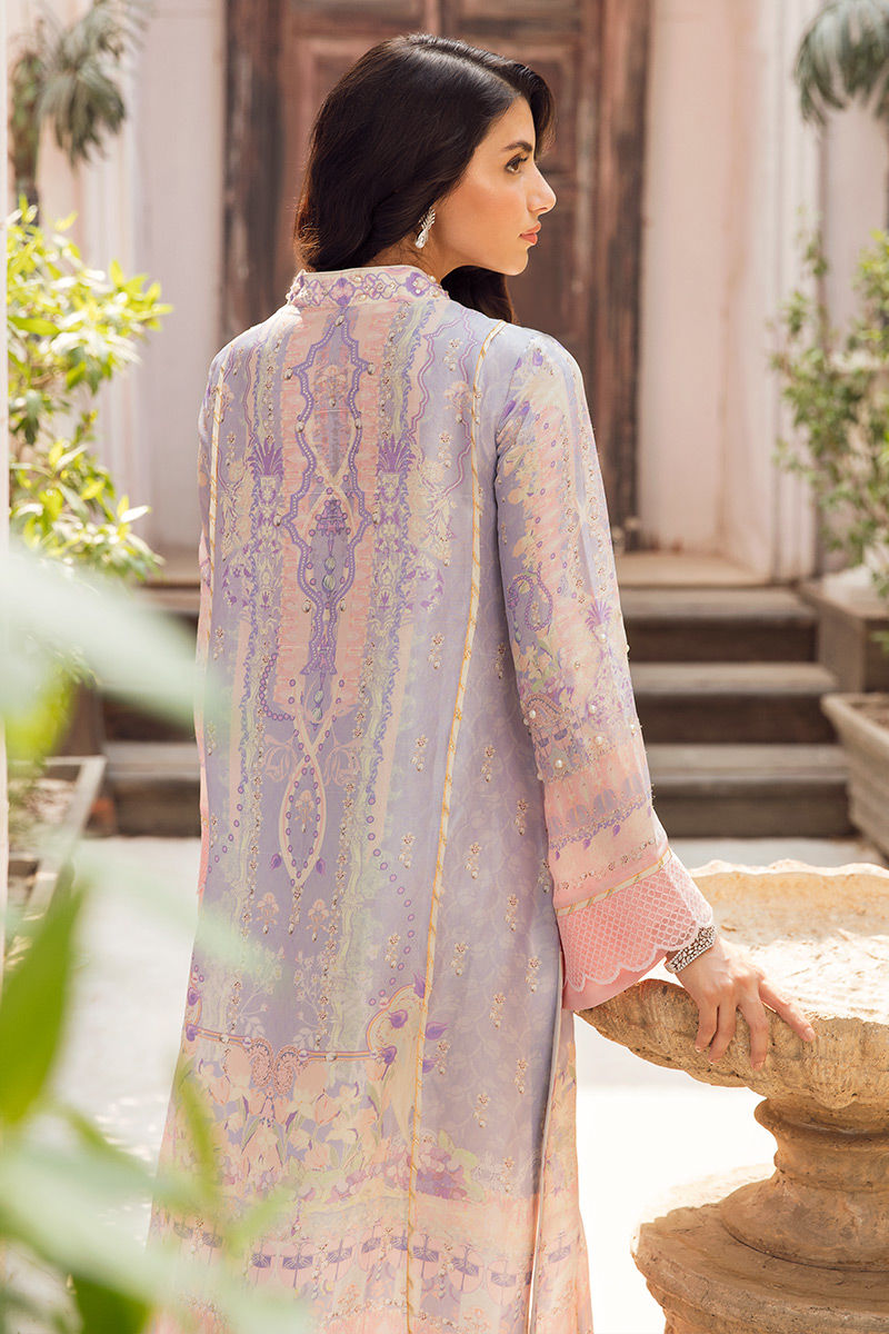 Ansab Jahangir | Digital Silk | Dreamy impression - by Libasekhas UK - Registered Vendor of : Ansab Jahangir - 100% Original Designer Dress