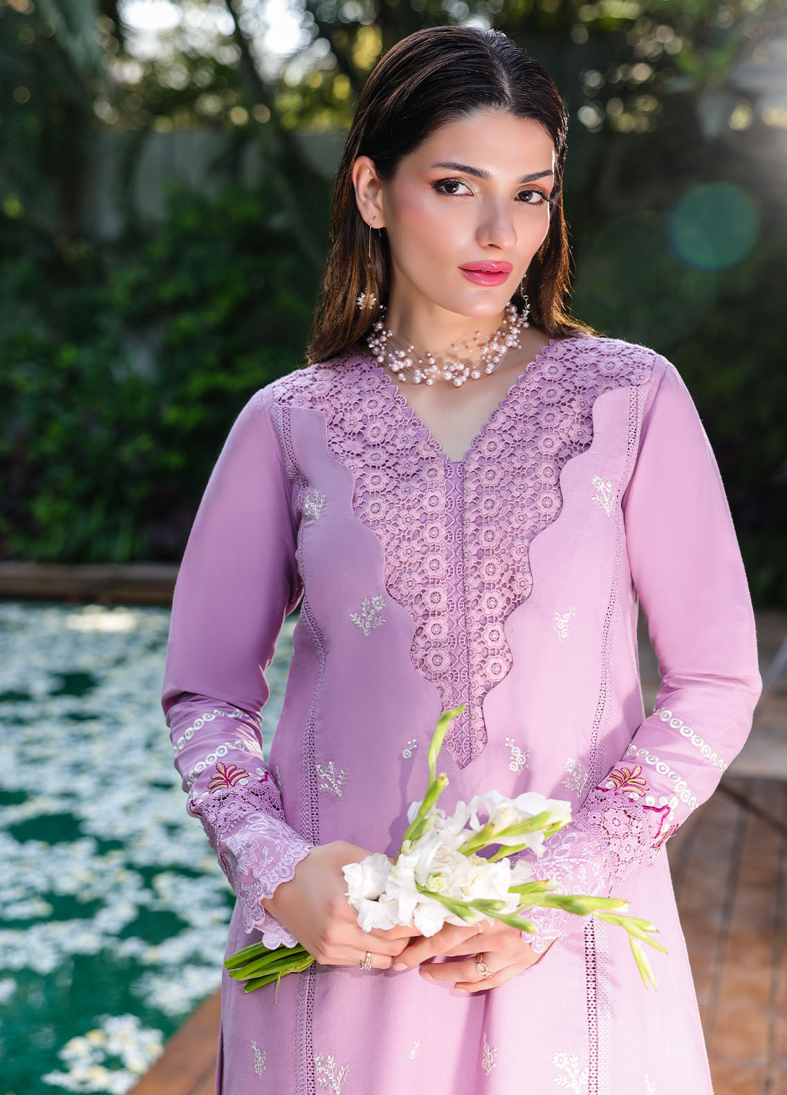 Sahane | Lovent Embroidered Pret 25 | ME23002 Helena - by - Libasekhas UK - Registered Vendor of : Sahane - 100% Original Designer Dresss