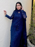 Salitex | Signature Festive Chiffon | SUNS7CH042UT - by - Libasekhas UK - Registered Vendor of : Salitex - 100% Original Designer Dresss
