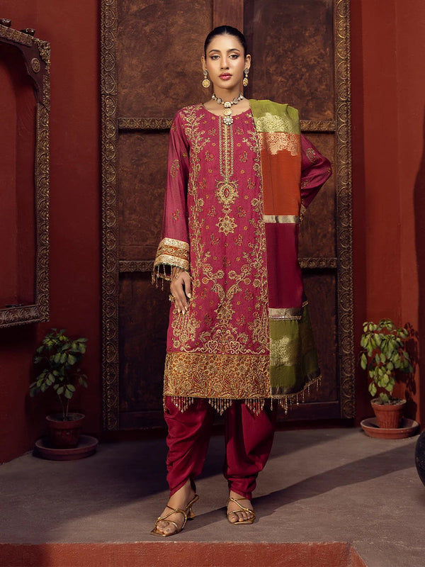 Salitex | Signature Festive Chiffon | SUNW6JI017UT - by - Libasekhas UK - Registered Vendor of : Salitex - 100% Original Designer Dresss