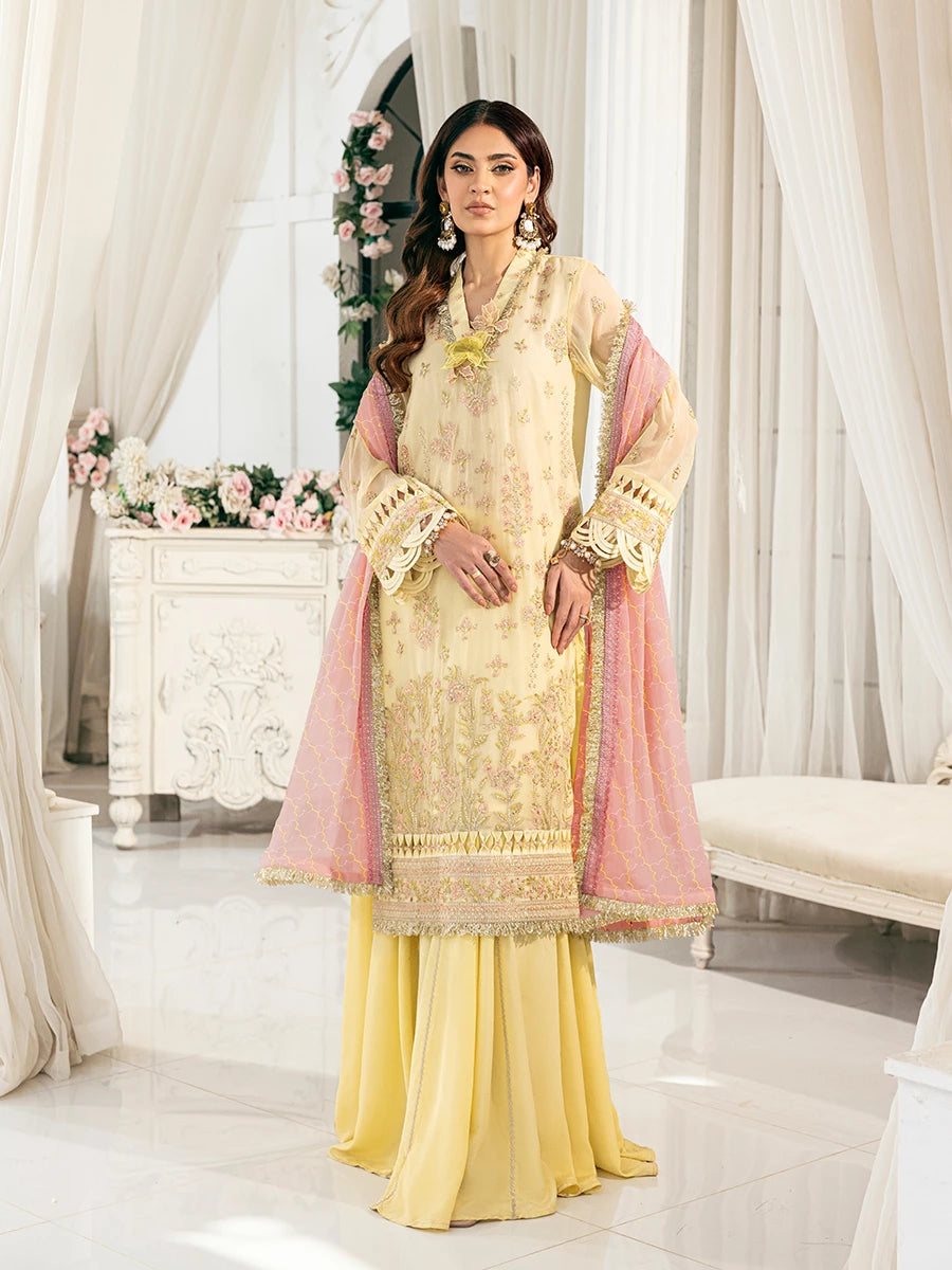 Salitex | Signature Festive Chiffon | SUNS7CH040UT - by - Libasekhas UK - Registered Vendor of : Salitex - 100% Original Designer Dresss