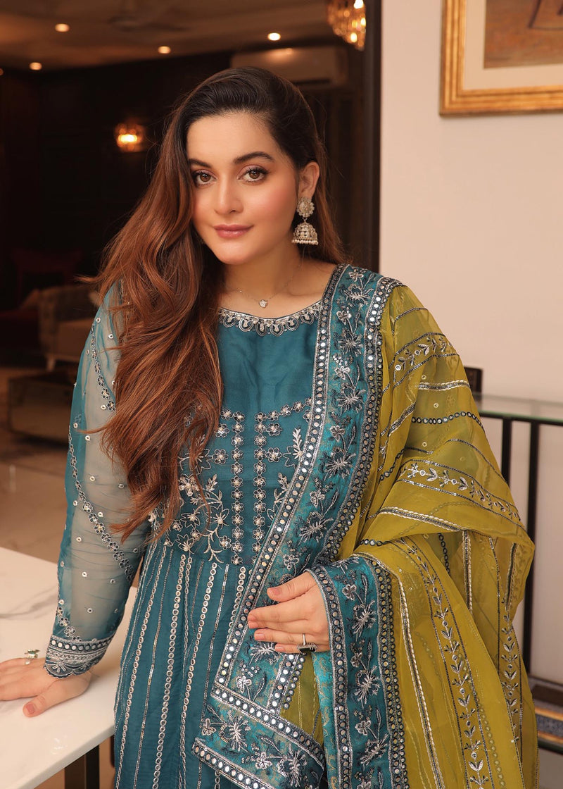 Daud Abbas | Formals Collection | Naghma - by - Libasekhas UK - Registered Vendor of : Daud Abbas - 100% Original Designer Dresss