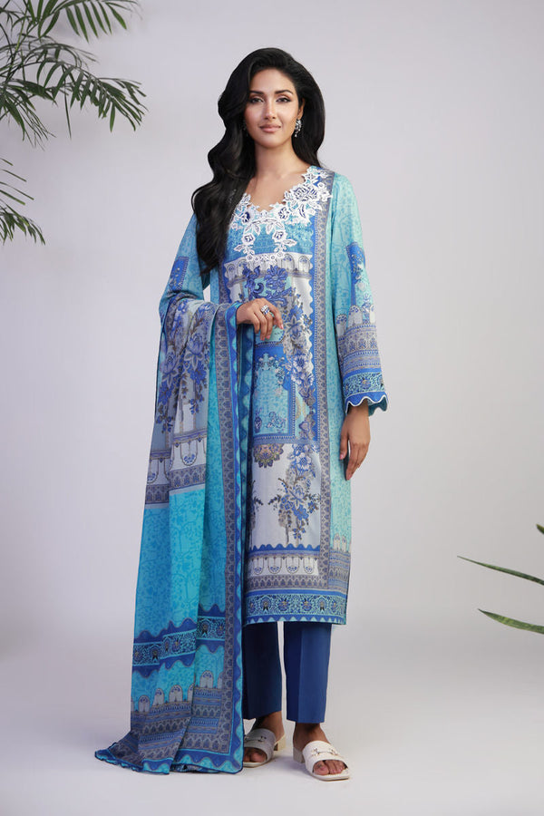 Shamaeel Ansari | Gulrang Lawn | Gulrang-01 - by Libasekhas UK - Registered Vendor of : Shamaeel Ansari - 100% Original Designer Dress