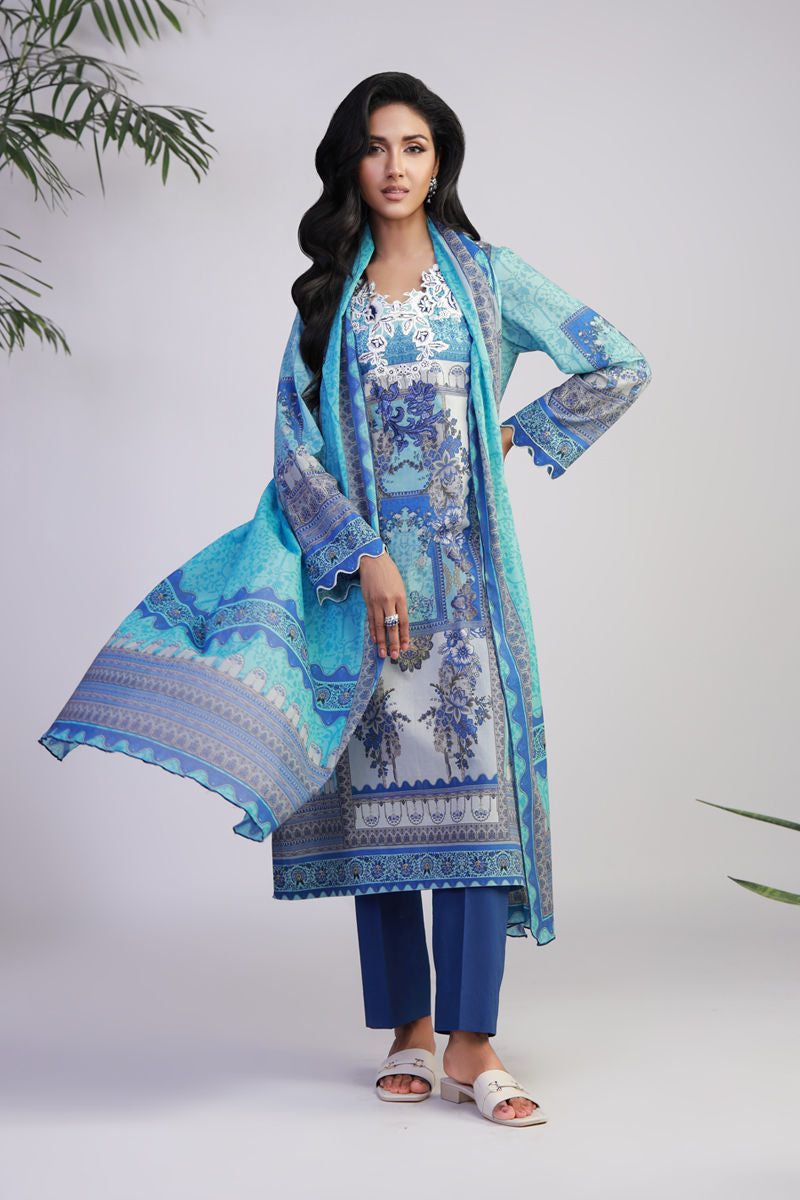 Shamaeel Ansari | Gulrang Lawn | Gulrang-01 - by Libasekhas UK - Registered Vendor of : Shamaeel Ansari - 100% Original Designer Dress