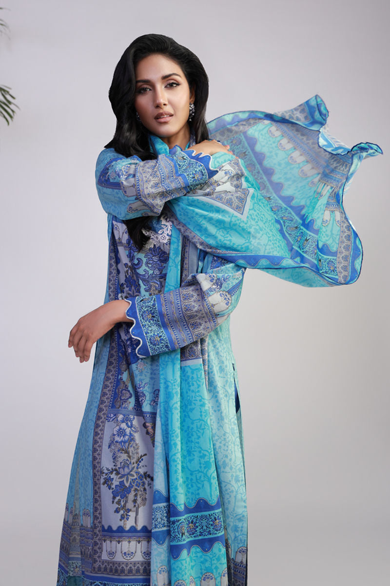 Shamaeel Ansari | Gulrang Lawn | Gulrang-01 - by Libasekhas UK - Registered Vendor of : Shamaeel Ansari - 100% Original Designer Dress