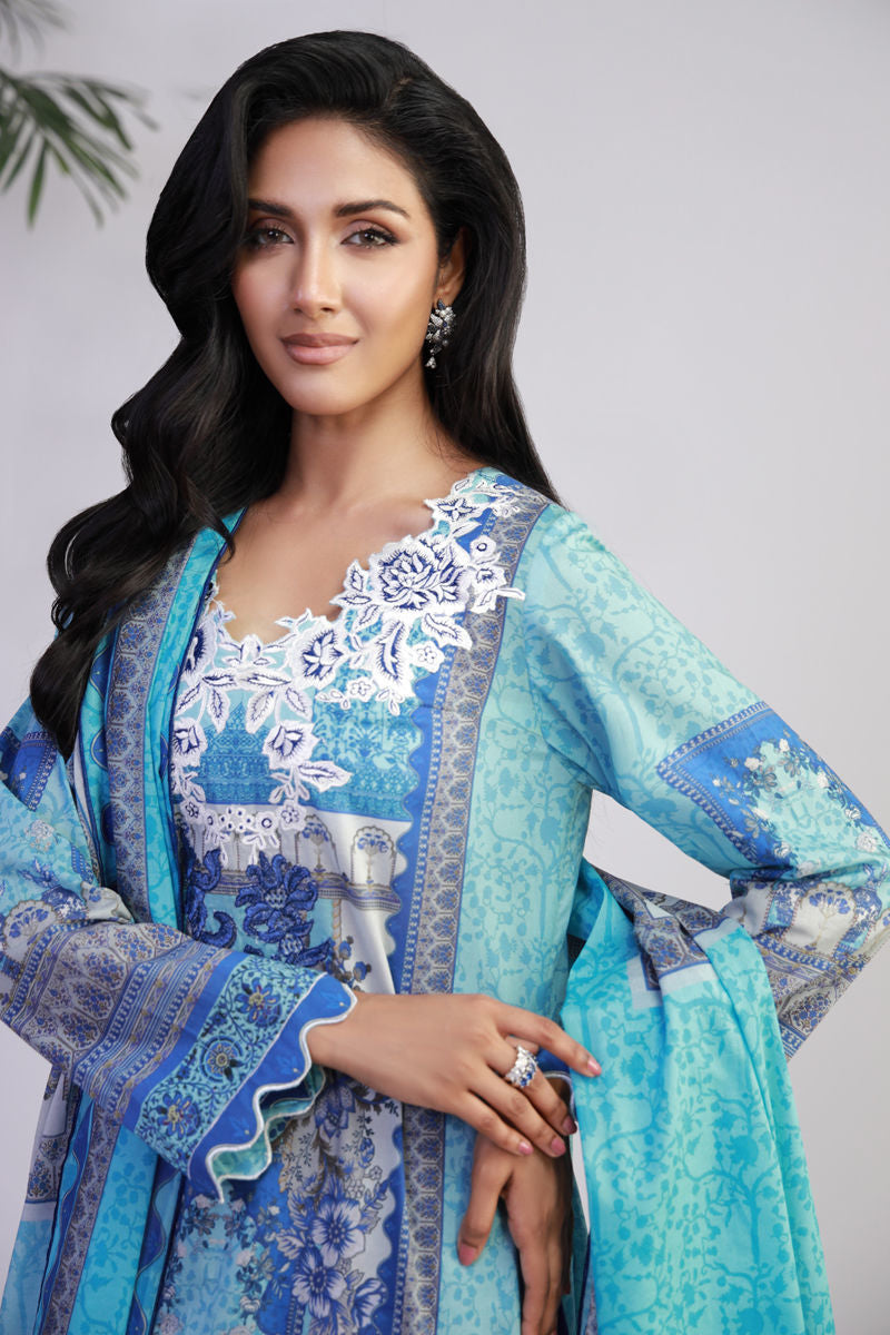 Shamaeel Ansari | Gulrang Lawn | Gulrang-01 - by Libasekhas UK - Registered Vendor of : Shamaeel Ansari - 100% Original Designer Dress