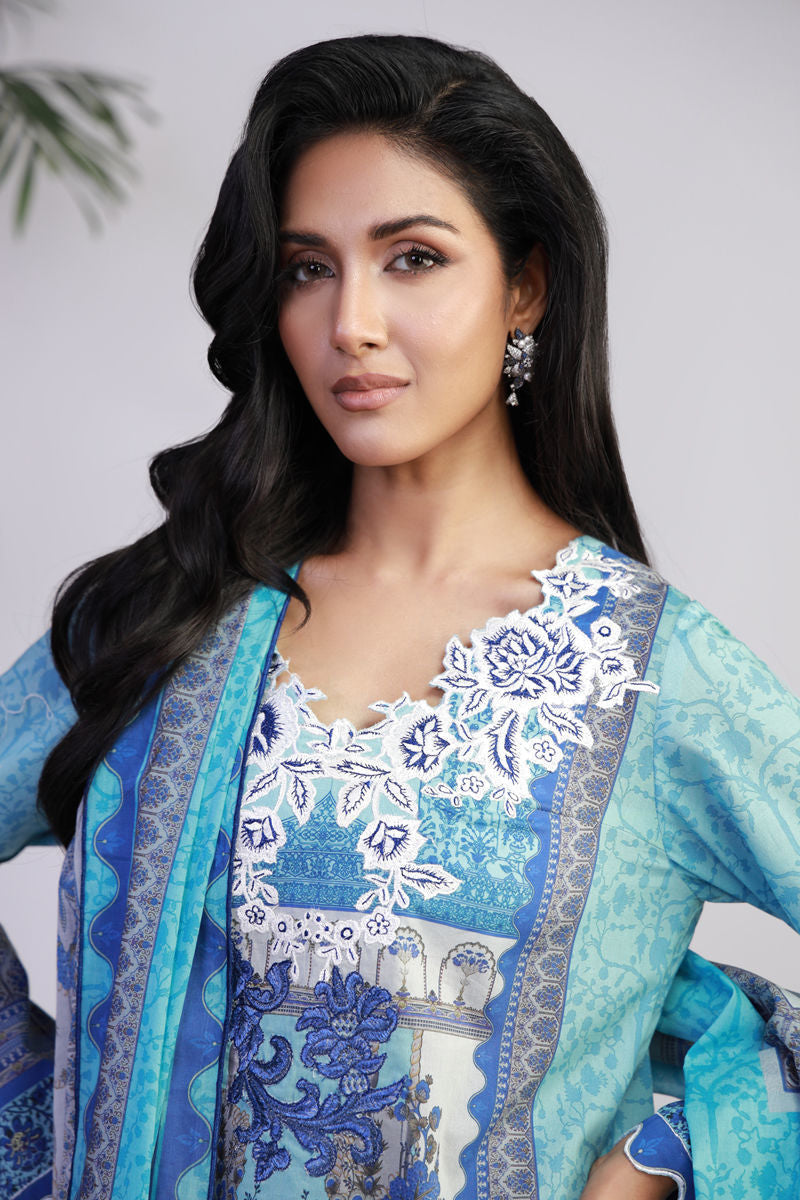Shamaeel Ansari | Gulrang Lawn | Gulrang-01 - by Libasekhas UK - Registered Vendor of : Shamaeel Ansari - 100% Original Designer Dress