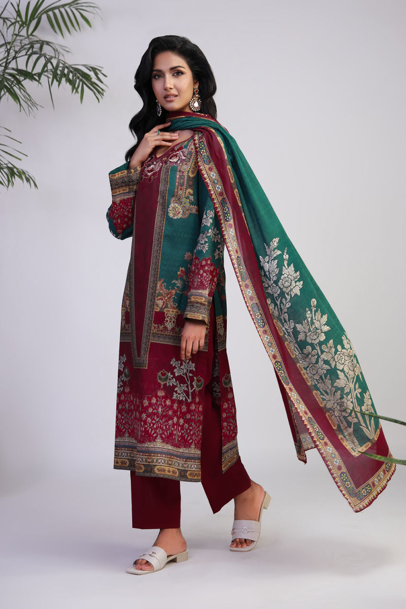 Shamaeel Ansari | Gulrang Lawn | Gulrang-02 - by Libasekhas UK - Registered Vendor of : Shamaeel Ansari - 100% Original Designer Dress