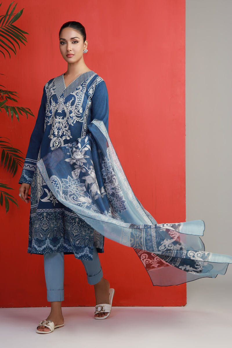 Shamaeel Ansari | Gulrang Lawn | Gulrang-03 - by Libasekhas UK - Registered Vendor of : Shamaeel Ansari - 100% Original Designer Dress