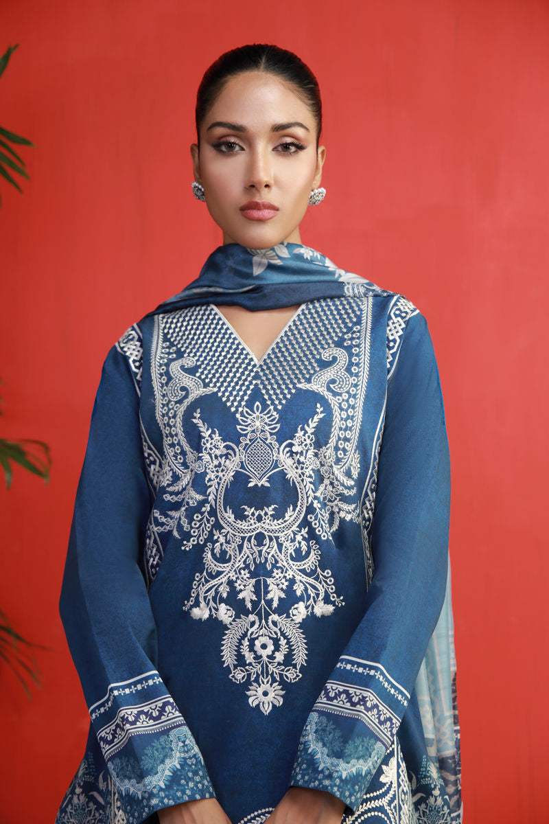 Shamaeel Ansari | Gulrang Lawn | Gulrang-03 - by Libasekhas UK - Registered Vendor of : Shamaeel Ansari - 100% Original Designer Dress