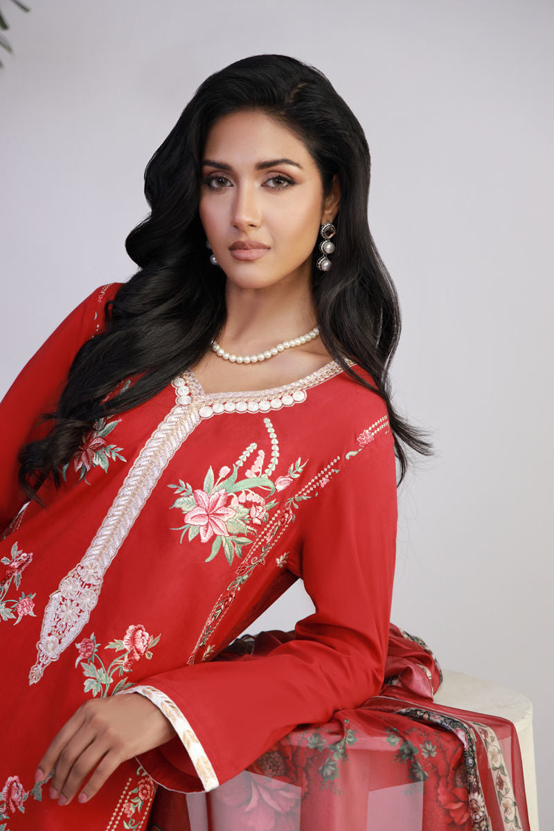 Shamaeel Ansari | Gulrang Lawn | Gulrang-04 - by Libasekhas UK - Registered Vendor of : Shamaeel Ansari - 100% Original Designer Dress