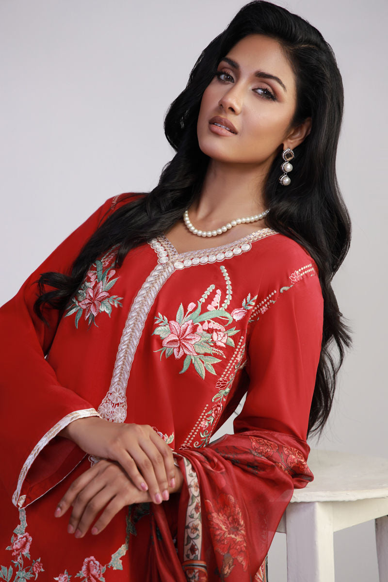 Shamaeel Ansari | Gulrang Lawn | Gulrang-04 - by Libasekhas UK - Registered Vendor of : Shamaeel Ansari - 100% Original Designer Dress