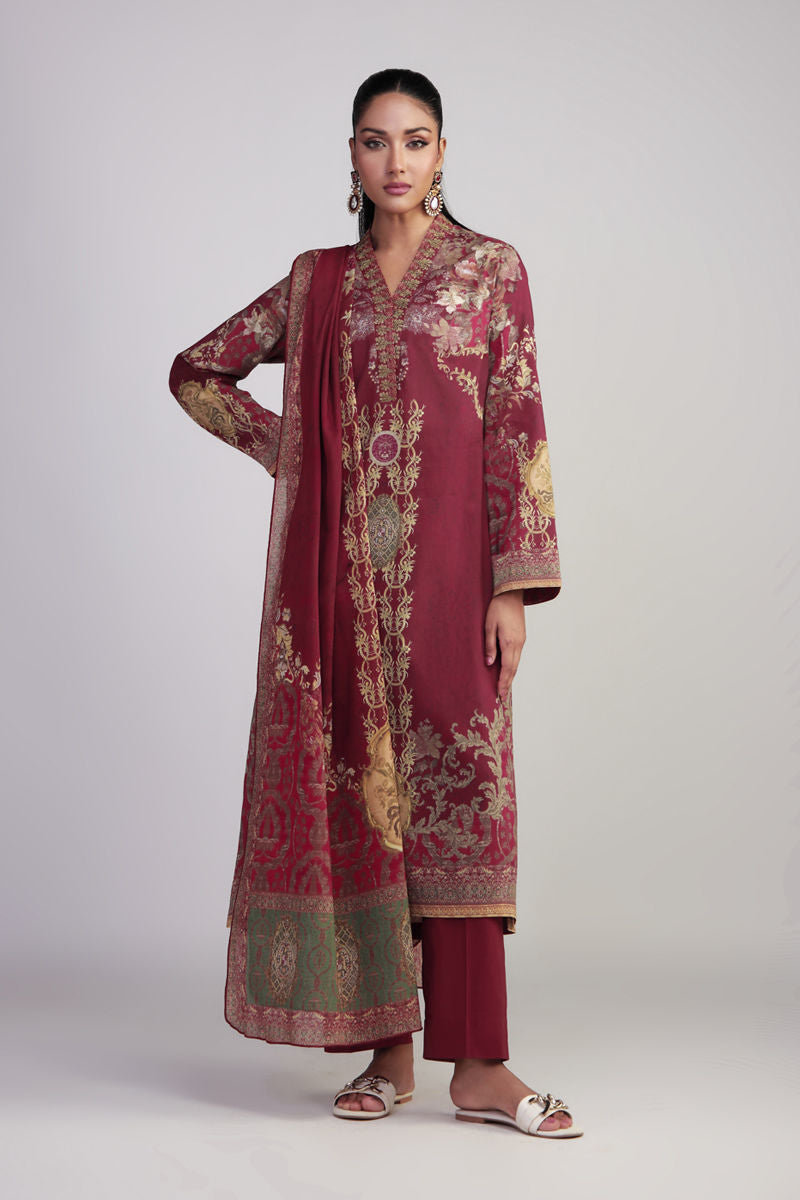Shamaeel Ansari | Gulrang Lawn | Gulrang-05 - by Libasekhas UK - Registered Vendor of : Shamaeel Ansari - 100% Original Designer Dress