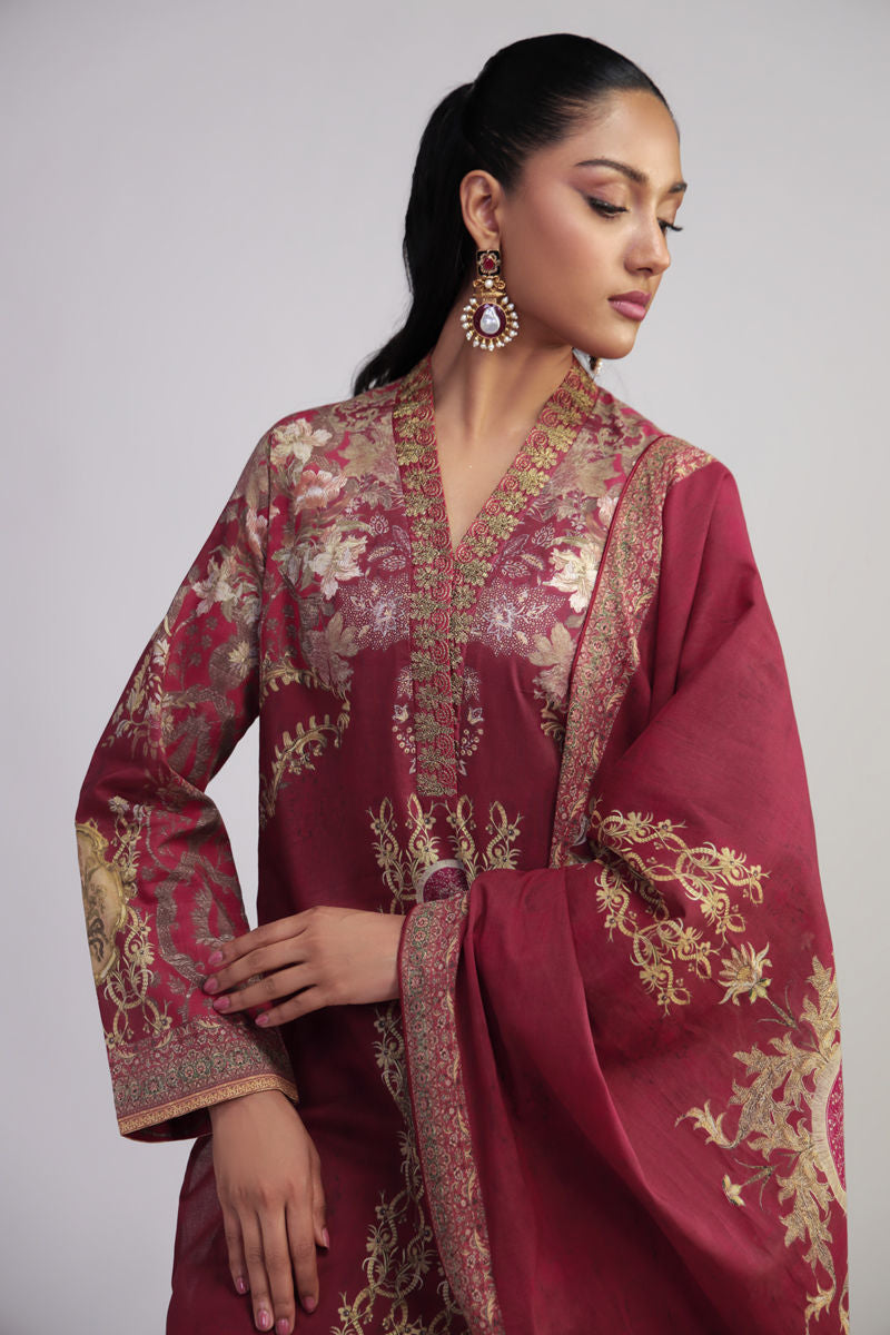 Shamaeel Ansari | Gulrang Lawn | Gulrang-05 - by Libasekhas UK - Registered Vendor of : Shamaeel Ansari - 100% Original Designer Dress
