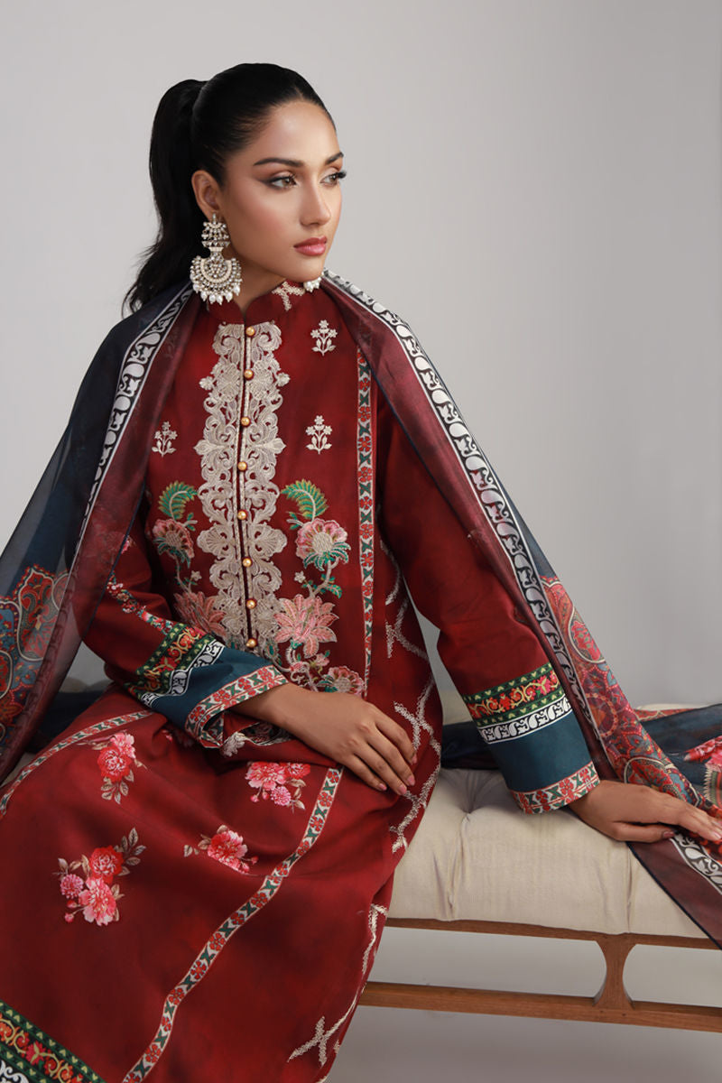 Shamaeel Ansari | Gulrang Lawn | Gulrang-07 - by Libasekhas UK - Registered Vendor of : Shamaeel Ansari - 100% Original Designer Dress