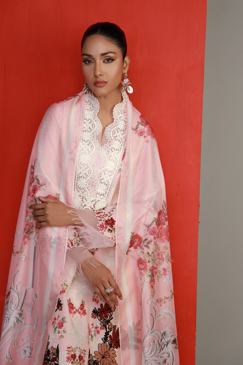Shamaeel Ansari | Gulrang Lawn | Gulrang-08 - by Libasekhas UK - Registered Vendor of : Shamaeel Ansari - 100% Original Designer Dress
