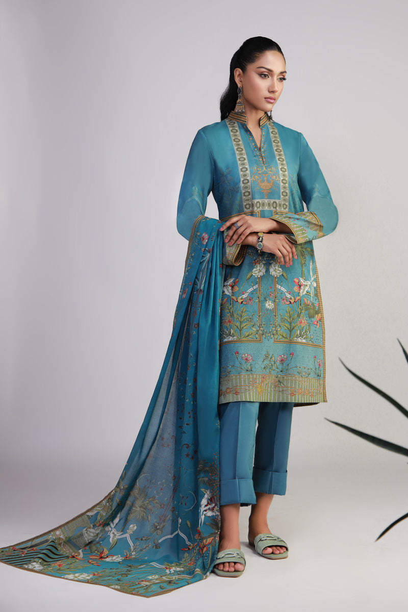 Shamaeel Ansari | Gulrang Lawn | Gulrang-11 - by Libasekhas UK - Registered Vendor of : Shamaeel Ansari - 100% Original Designer Dress