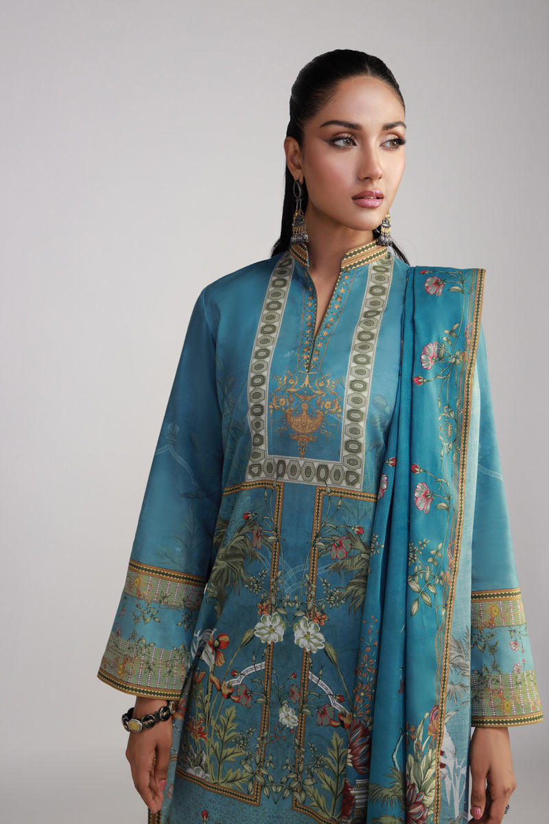 Shamaeel Ansari | Gulrang Lawn | Gulrang-11 - by Libasekhas UK - Registered Vendor of : Shamaeel Ansari - 100% Original Designer Dress