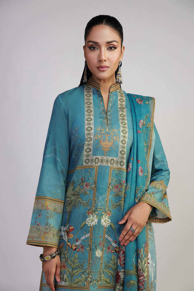 Shamaeel Ansari | Gulrang Lawn | Gulrang-11 - by Libasekhas UK - Registered Vendor of : Shamaeel Ansari - 100% Original Designer Dress