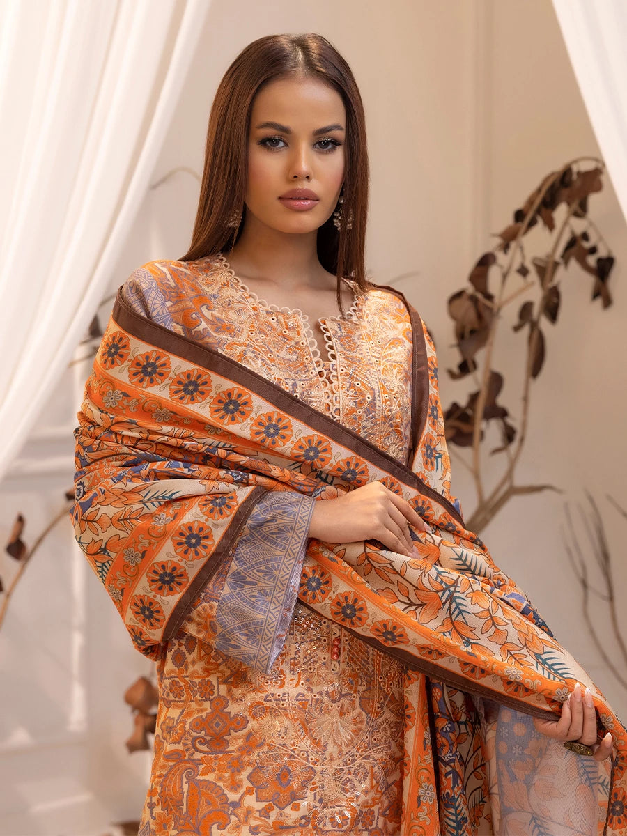 Salitex | Khaddar 24 |  K-02 - by - Libasekhas UK - Registered Vendor of : Salitex - 100% Original Designer Dresss