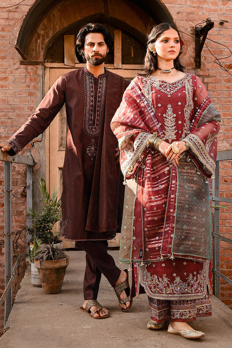 MNR | Eid Festive 24 | REHMAT - by - Libasekhas UK - Registered Vendor of : MNR - 100% Original Designer Dresss